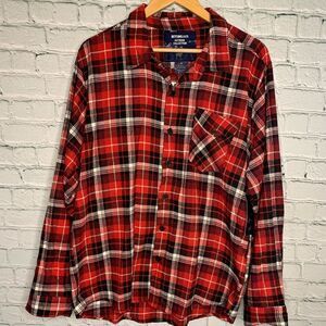 NWT Bottoms Out plaid flannel shirt. Large